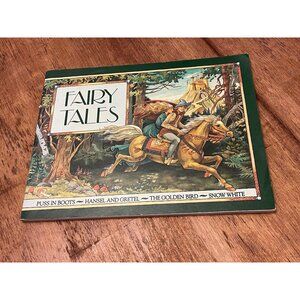 Fairy Tales Hardcover Book - Puss In Boots Hansel & Gretel The Golden Bird Snow